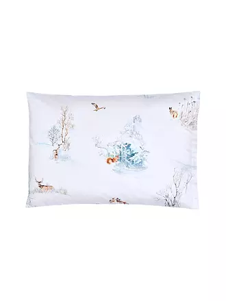 CHRISTIAN FISCHBACHER | Satin Kissenbezug FINJA 70x90cm Weiss | 